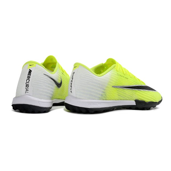 Nike Air Zoom Mercurial Superfly 11 Elite Yellow and White Turf TF Kids Football Boot