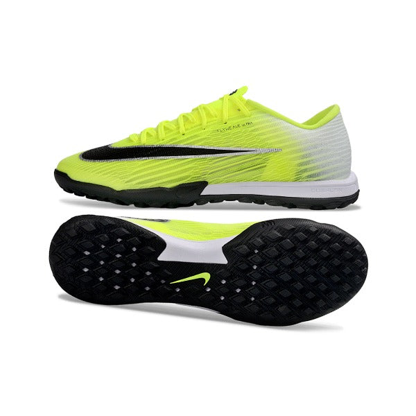 Nike Air Zoom Mercurial Superfly 11 Elite Yellow and White Turf TF Kids Football Boot