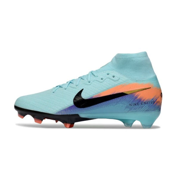 Nike Air Zoom Mercurial Superfly 9 Elite Light Blue Kids Firm Ground FG Football Boot