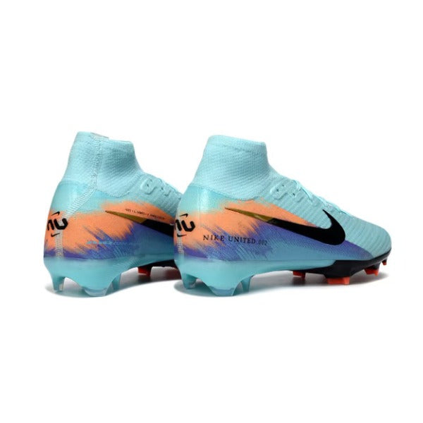 Nike Air Zoom Mercurial Superfly 9 Elite Light Blue Kids Firm Ground FG Football Boot