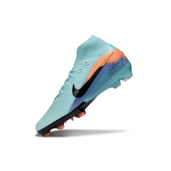 Nike Air Zoom Mercurial Superfly 9 Elite Light Blue Kids Firm Ground FG Football Boot