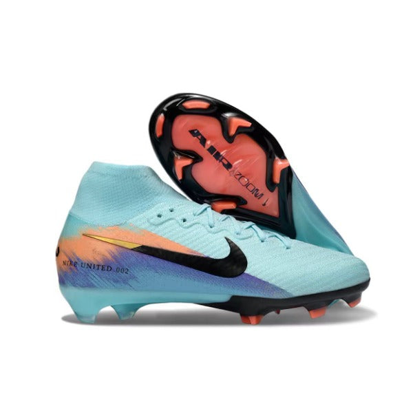 Nike Air Zoom Mercurial Superfly 9 Elite Light Blue Kids Firm Ground FG Football Boot