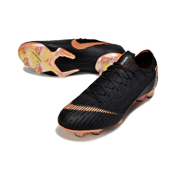 Nike Air Zoom Mercurial Vapor 12 Elite Black and Orange FG