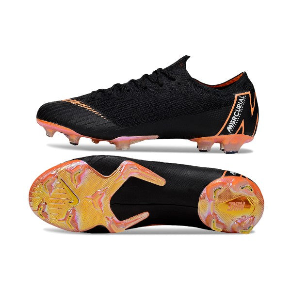 Nike Air Zoom Mercurial Vapor 12 Elite Black and Orange FG