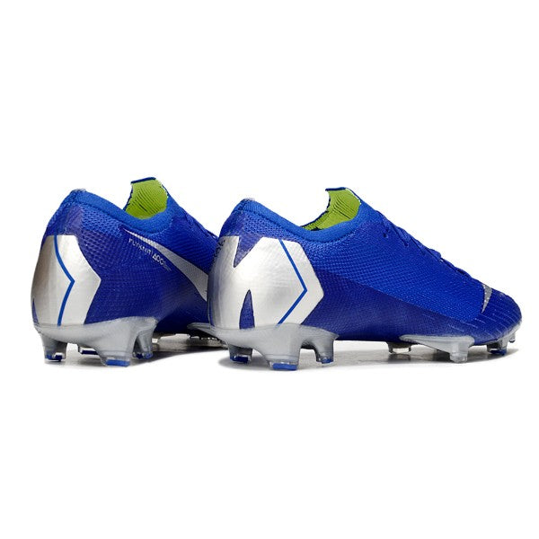 Nike Air Zoom Mercurial Vapor 12 Elite Blue and Silver FG