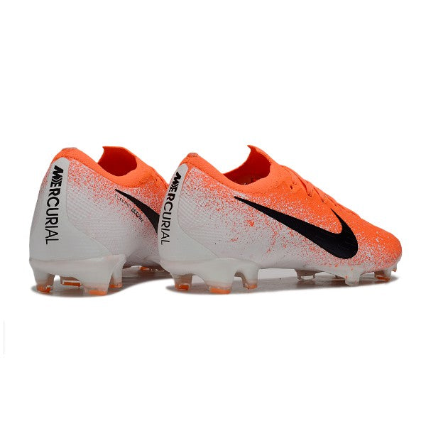 Nike Air Zoom Mercurial Vapor 12 Elite Orange and White FG