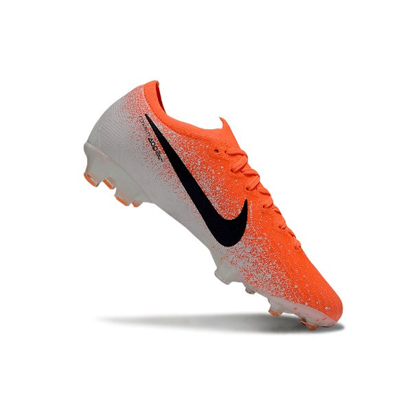 Nike Air Zoom Mercurial Vapor 12 Elite Orange and White FG