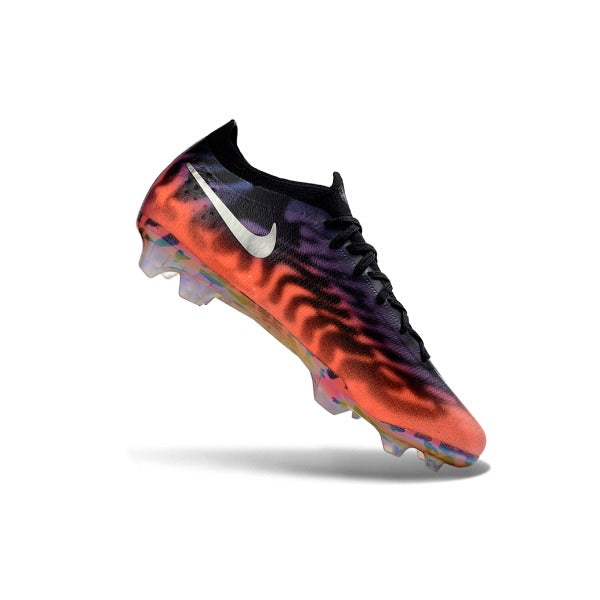 Nike Air Zoom Mercurial Vapor 15 Elite Purple and Orange Kids Firm Ground FG Football Boot