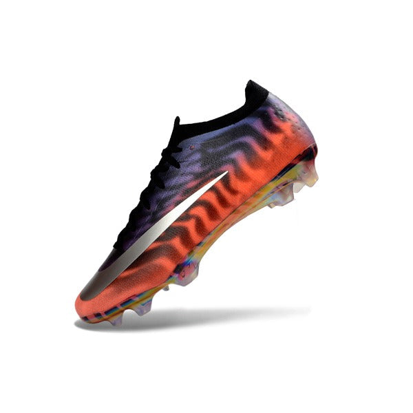 Nike Air Zoom Mercurial Vapor 15 Elite Purple and Orange Kids Firm Ground FG Football Boot