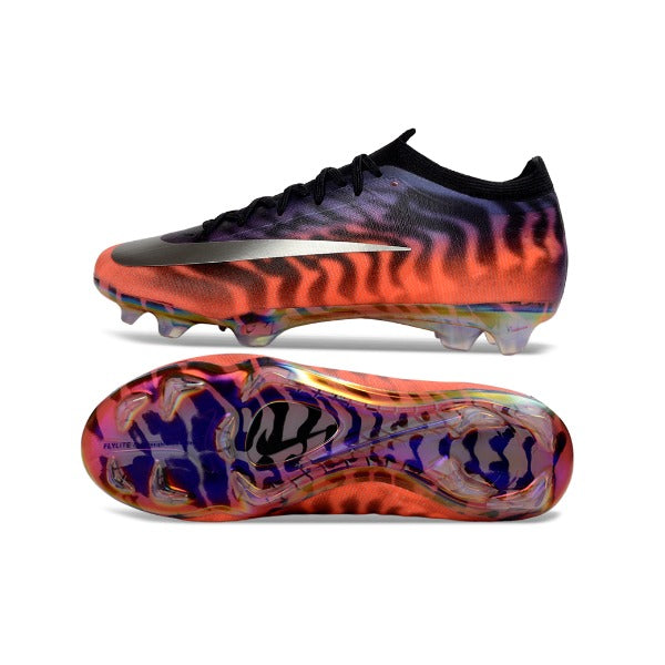 Nike Air Zoom Mercurial Vapor 15 Elite Purple and Orange Kids Firm Ground FG Football Boot