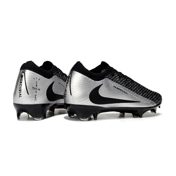 Nike Air Zoom Mercurial Vapor 16 Elite Travis Scott Black and Silver FG