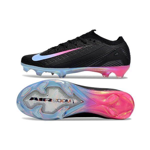 Nike Air Zoom Mercurial Vapor 16 Elite Black Light Blue and Pink FG