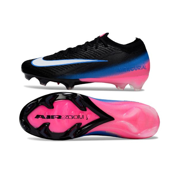 Nike Air Zoom Mercurial Vapor 16 Elite Black Pink and Blue FG