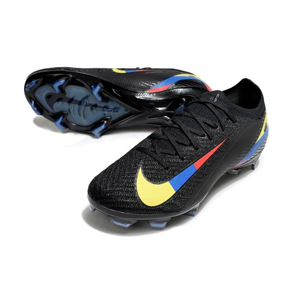 Nike Air Zoom Mercurial Vapor 16 Elite Black Yellow Blue and Red FG