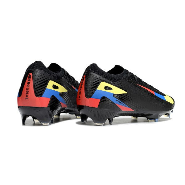 Nike Air Zoom Mercurial Vapor 16 Elite Black Yellow Blue and Red FG