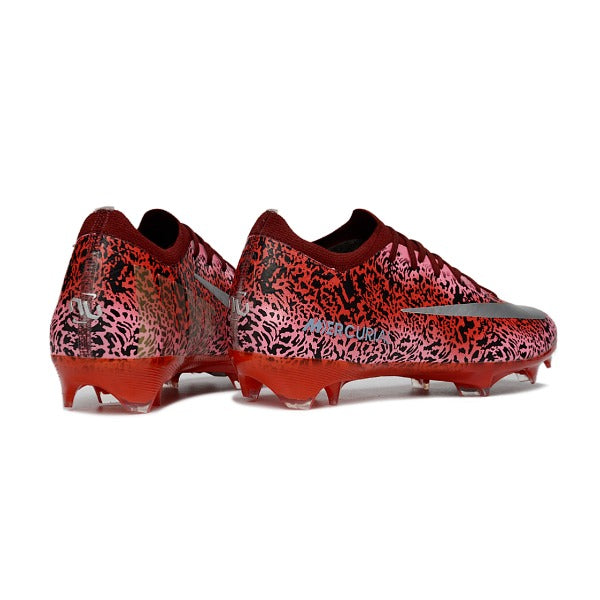 Nike Air Zoom Mercurial Vapor 16 Elite Dark Red and Silver FG
