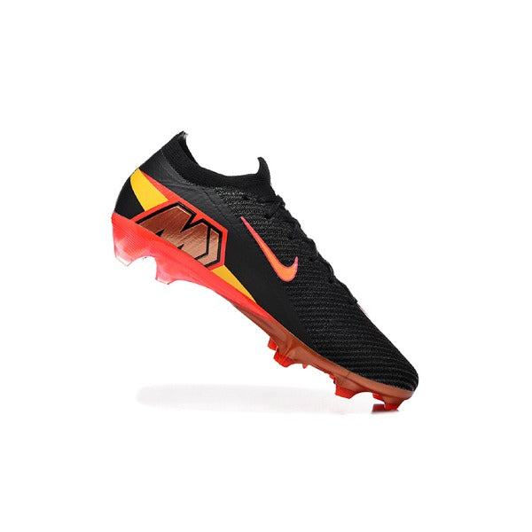 Nike Air Zoom Mercurial Vapor 16 Elite Kids Black and Red Ground AG Football Boot