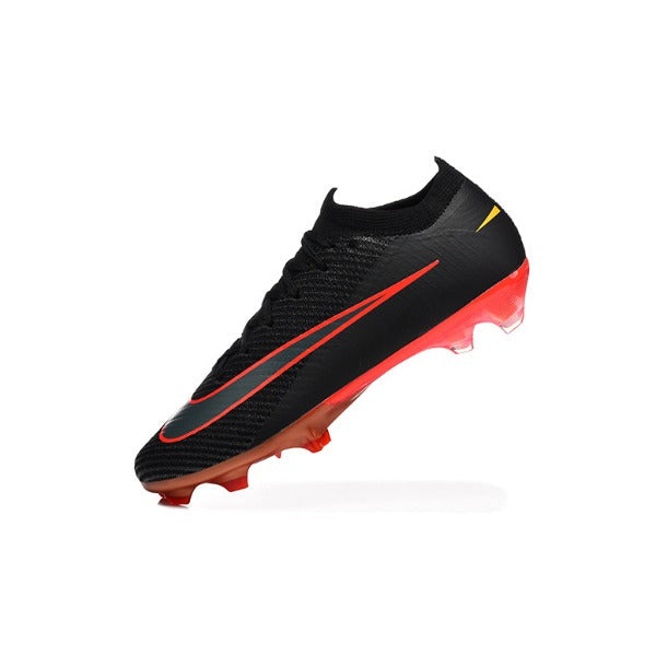 Nike Air Zoom Mercurial Vapor 16 Elite Kids Black and Red Ground AG Football Boot