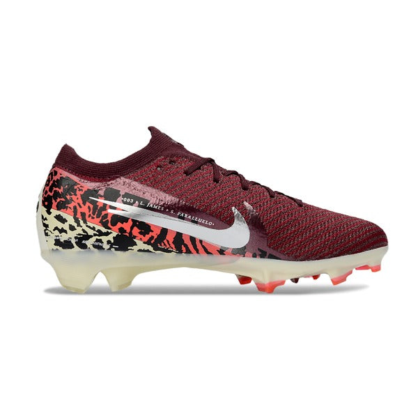 Nike Air Zoom Mercurial Vapor 16 Elite Kids Dark Red Ground AG Football Boot