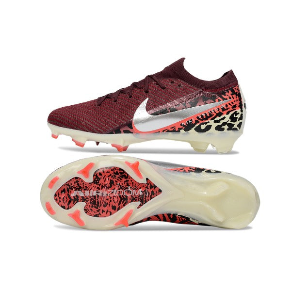 Nike Air Zoom Mercurial Vapor 16 Elite Kids Dark Red Ground AG Football Boot