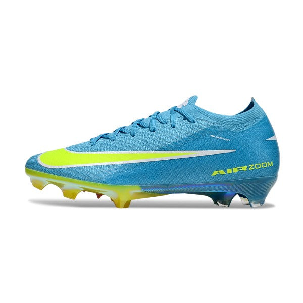 Nike Air Zoom Mercurial Vapor 16 Elite Light Blue and Yellow FG