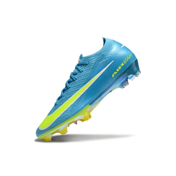 Nike Air Zoom Mercurial Vapor 16 Elite Light Blue and Yellow FG