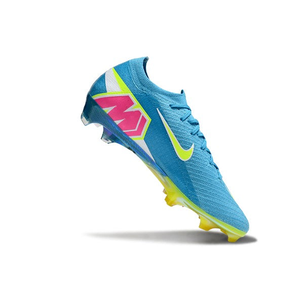 Nike Air Zoom Mercurial Vapor 16 Elite Light Blue and Yellow FG