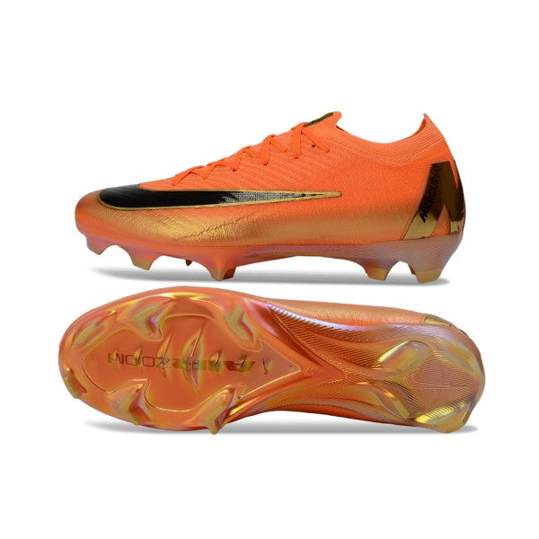Nike Air Zoom Mercurial Vapor 16 Elite Orange and Gold FG
