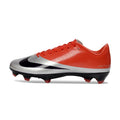 Nike Air Zoom Mercurial Vapor 16 Elite Red and Silver  Firm Ground FG Kids Football Boot