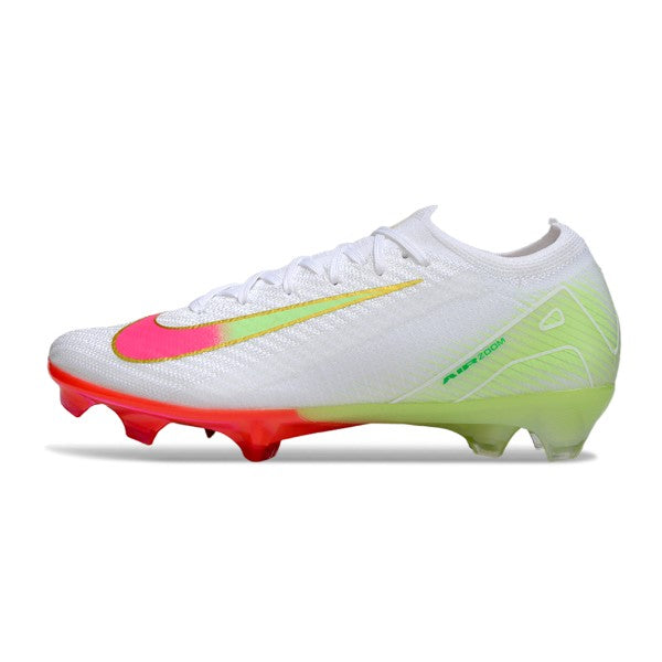 Nike Air Zoom Mercurial Vapor 16 Elite White Pink and Green FG