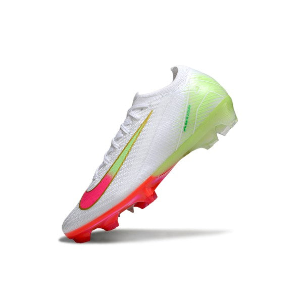 Nike Air Zoom Mercurial Vapor 16 Elite White Pink and Green FG