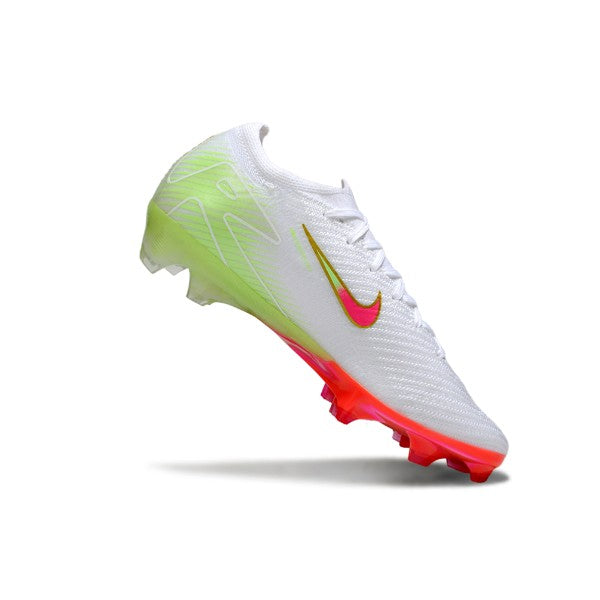 Nike Air Zoom Mercurial Vapor 16 Elite White Pink and Green FG