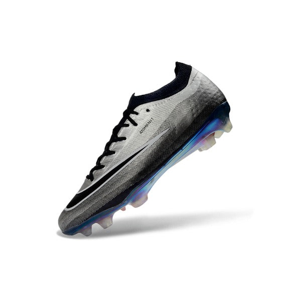 Nike Air Zoom Mercurial Vapor 17 Atomknit Elite Black and Silver FG