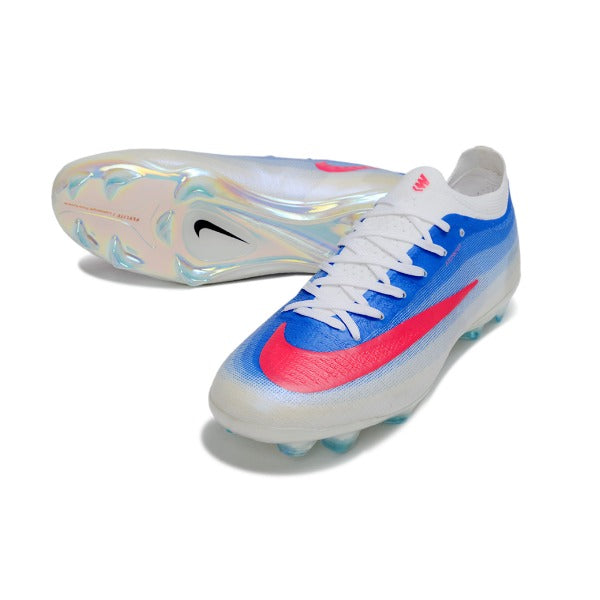 Nike Air Zoom Mercurial Vapor 17 Atomknit Elite Blue and White FG