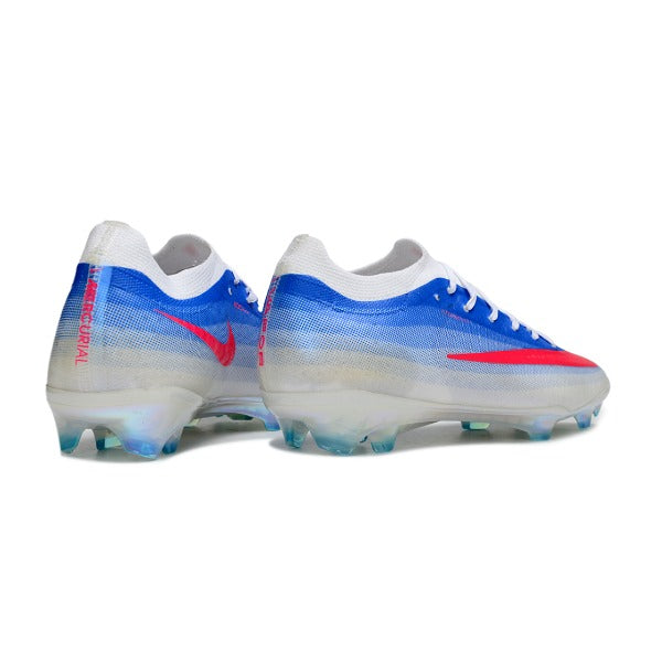 Nike Air Zoom Mercurial Vapor 17 Atomknit Elite Blue and White FG
