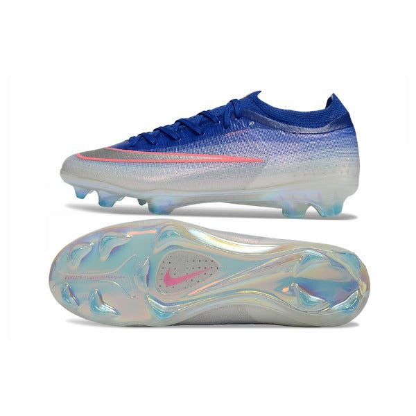 Nike Air Zoom Mercurial Vapor 17 Elite Blue and White Firm Ground FG Football Boot