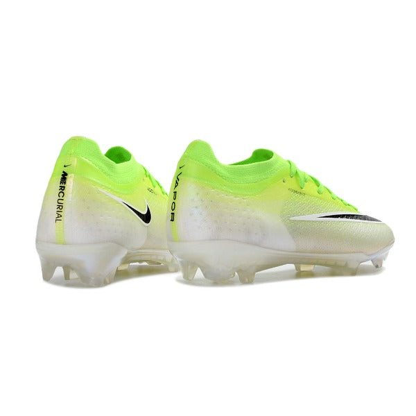 Nike Air Zoom Mercurial Vapor 17 Elite Light Green, Black and White Firm Ground FG Football Boot