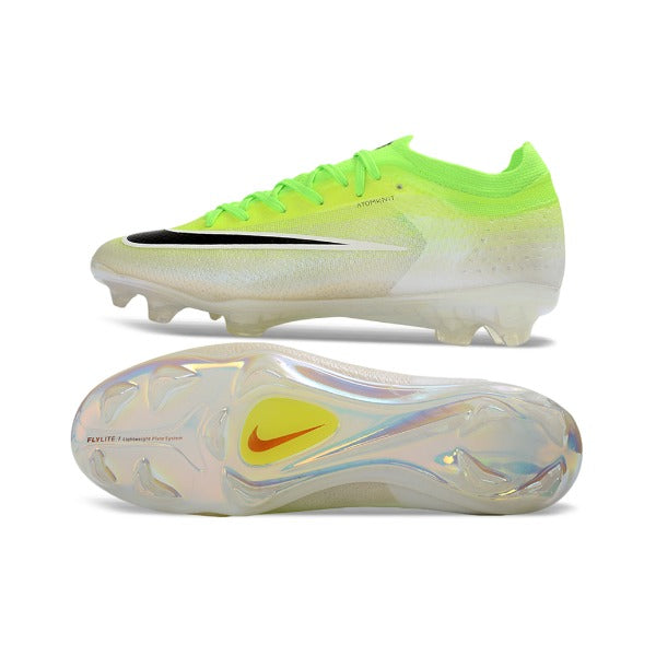 Nike Air Zoom Mercurial Vapor 17 Elite Light Green, Black and White Firm Ground FG Football Boot