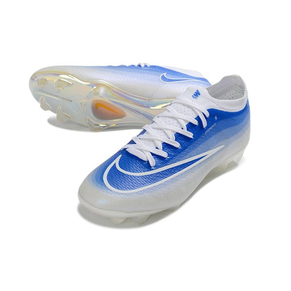 Nike Air Zoom Mercurial Vapor 17 Elite White and Blue Firm Ground FG Football Boot