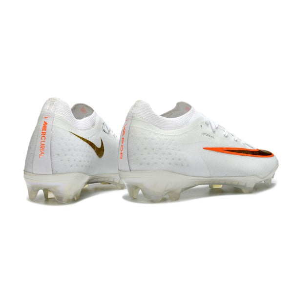 Nike Air Zoom Mercurial Vapor 17 Atomknit Elite White and Golden FG