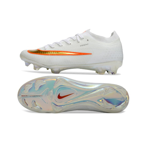 Nike Air Zoom Mercurial Vapor 17 Atomknit Elite White and Golden FG