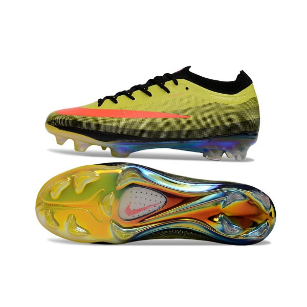 Nike Air Zoom Mercurial Vapor 17 Atomknit Elite Yellow and Black FG