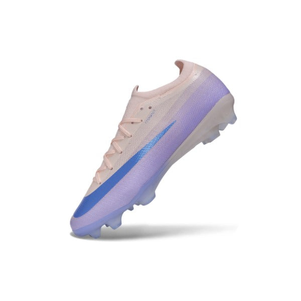 Nike Air Zoom Mercurial Vapor 17 Elite Beige and Purple Firm Ground FG Kids Football Boot