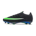 Nike Air Zoom Mercurial Vapor 17 Elite Black and Green Firm Ground FG Kids Football Boot