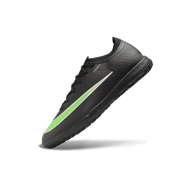 Nike Air Zoom Mercurial Vapor 17 Elite Black and Green Turf TF Football Boot