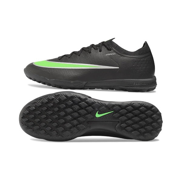 Nike Air Zoom Mercurial Vapor 17 Elite Black and Green Turf TF Football Boot