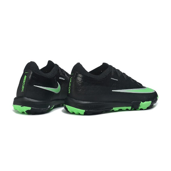 Nike Air Zoom Mercurial Vapor 17 Elite Black and Light Green Turf TF Football Boot