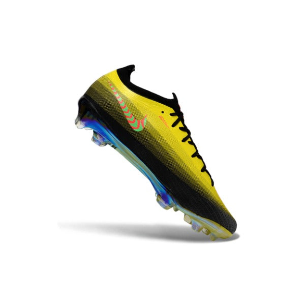 Nike Air Zoom Mercurial Vapor 17 Elite Black and Yellow Firm Ground FG Kids Football Boot