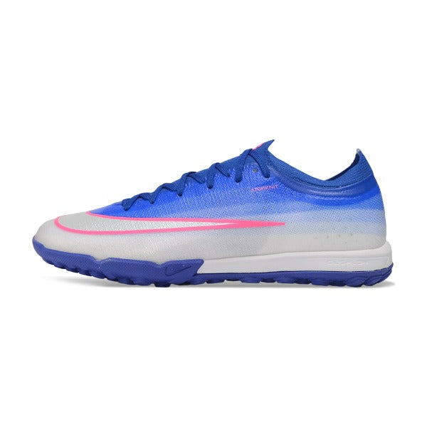 Nike Air Zoom Mercurial Vapor 17 Elite Blue and White Turf TF Football Boot
