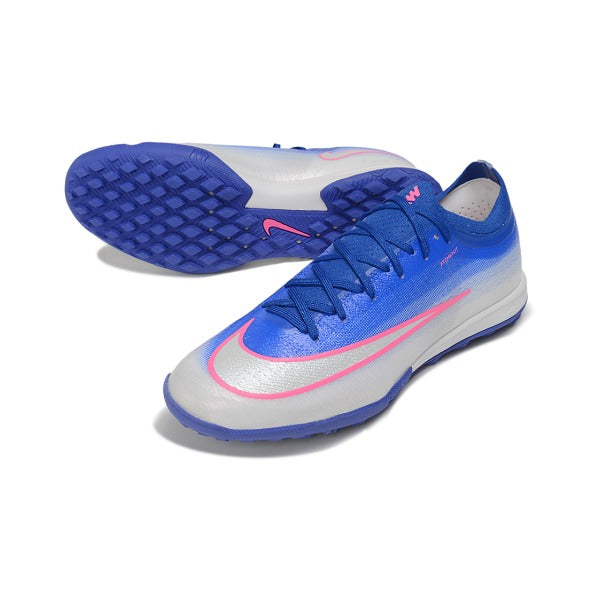 Nike Air Zoom Mercurial Vapor 17 Elite Blue and White Turf TF Football Boot